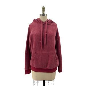 SOFT SERVE The Original Cloud Cotton Hoodie Brick Red Womens Size Small